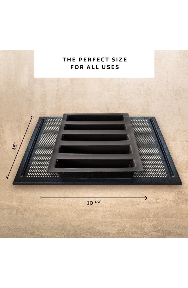 Silpat Flexipan 5 Long Loaves Premium Silicone Baking Pan, Alternate, color, Black