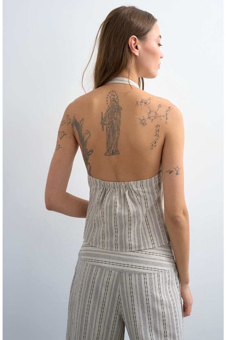 Halter Top, Alternate, color, BEIGE