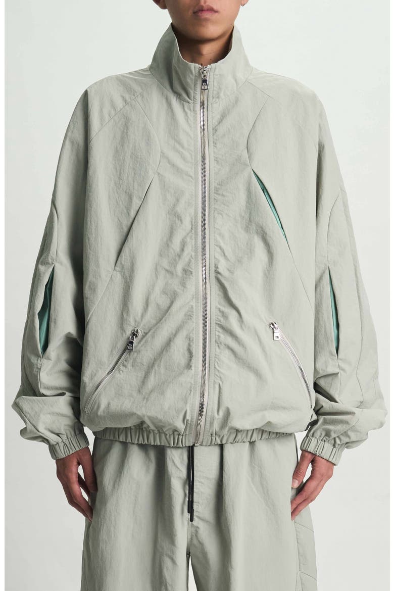 Eero Water Resistant Nylon Parachute Jacket, Main, color, SMOKE