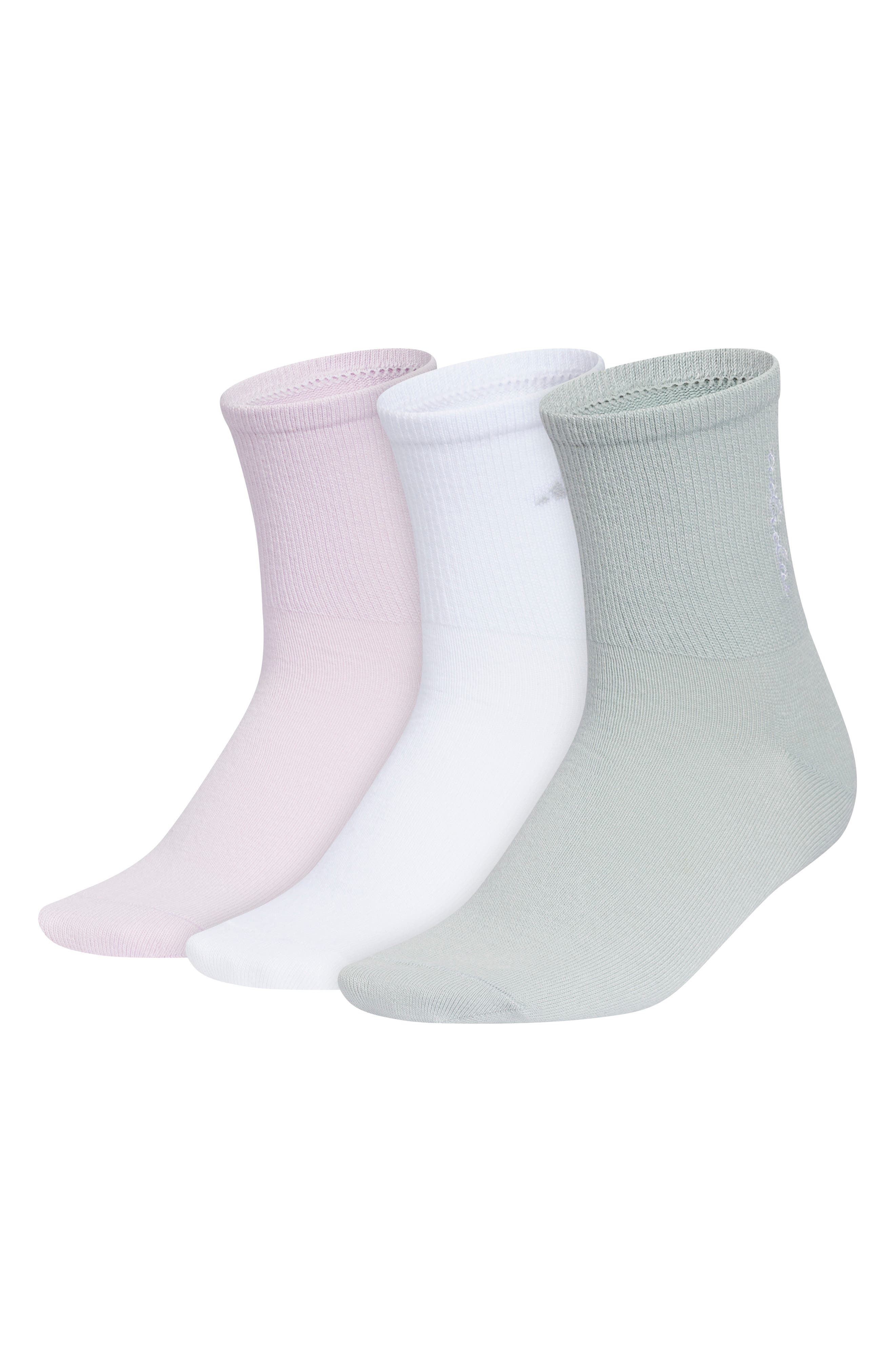 adidas Luxe 3-Pack High Quarter Length Socks