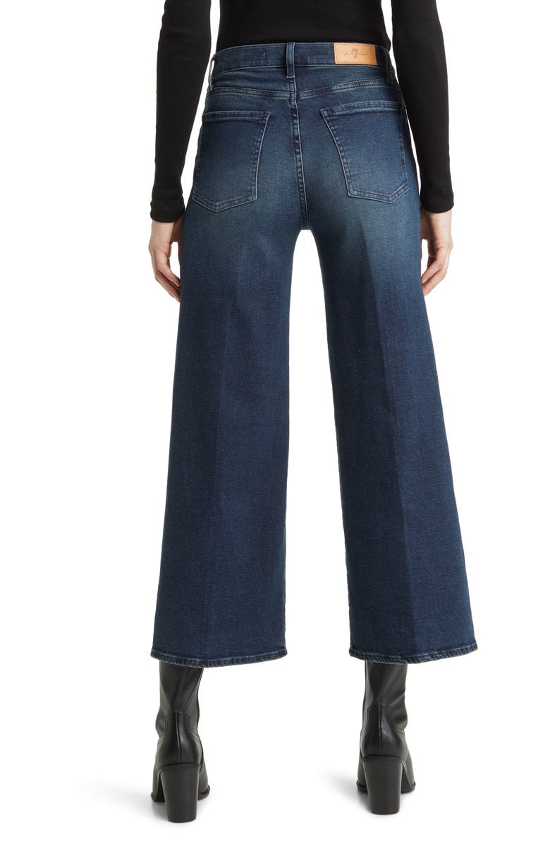 7 For All Mankind Jo High Waist Ankle Wide Leg Jeans, Alternate, color,