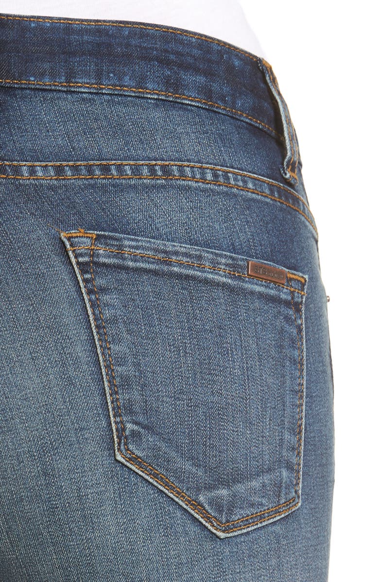 STS Blue Elli Distressed Step Hem Skinny Jeans, Alternate, color, 