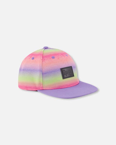 Girl Flat Brim Gradient Cap (Toddler & Little Kid)