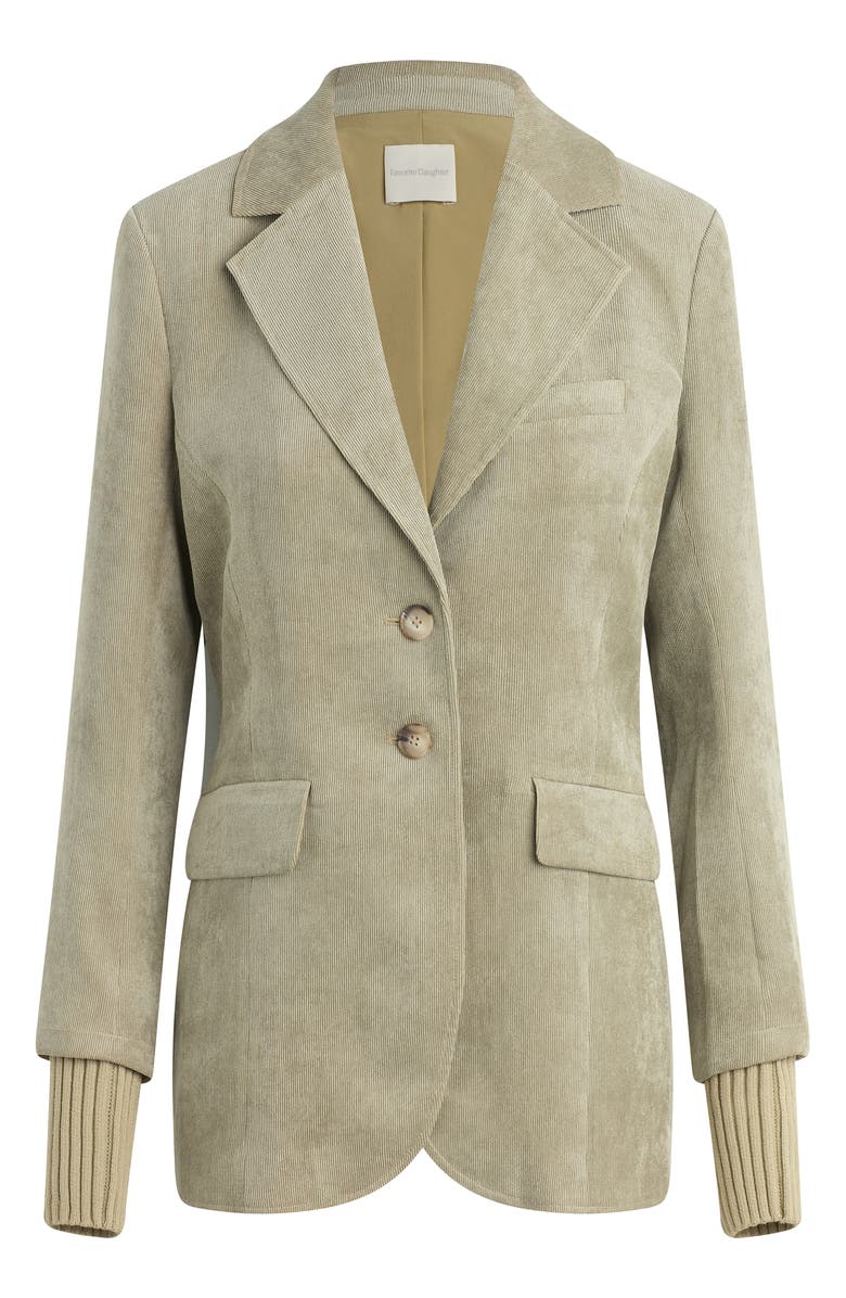 Favorite Daughter City Corduroy Blazer, Alternate, color, Eucalyptus