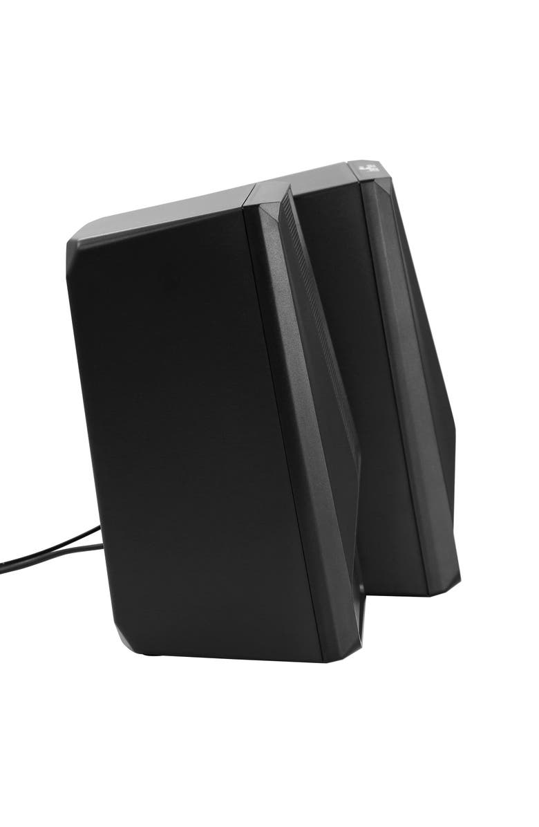 Befree Sound Color LED Dual Gaming Speakers, Alternate, color, Black