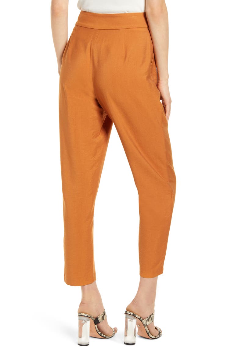 Tie Waist Utility Pants, Alternate, color, TAN ADOBE