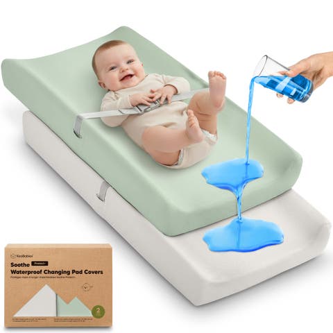 2-Pack Soothe [Protect+] Waterproof Changing Pad Covers