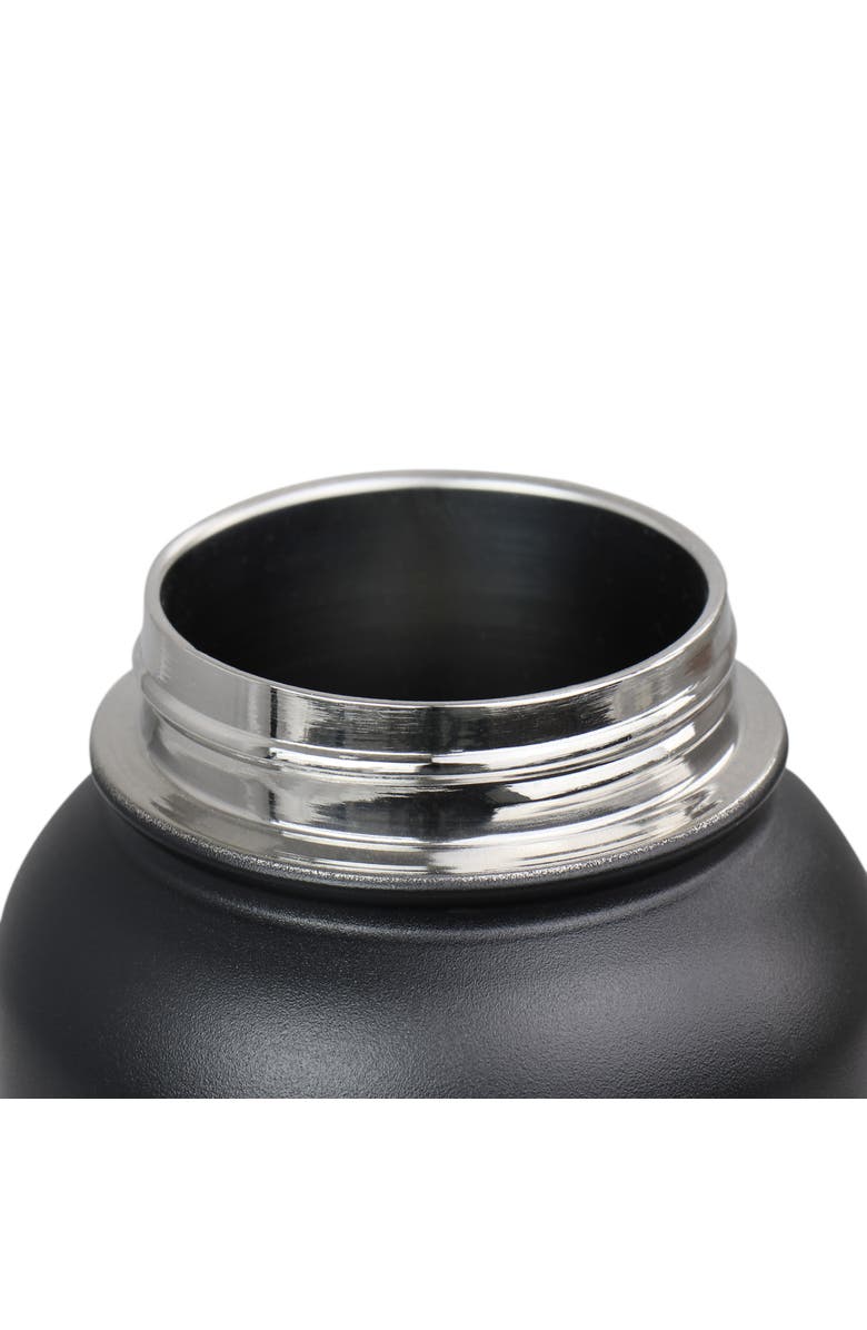 Wao 38 oz. Thermal Bottle with Lid, Alternate, color, Matte Black