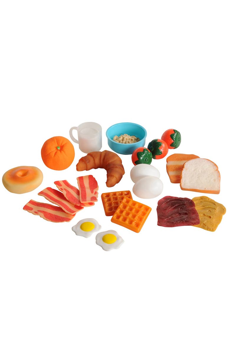 Kaplan Early Learning Company Life-size Pretend Play Breakfast, Lunch and Dinner Meal Sets, Alternate, color, Multicolored