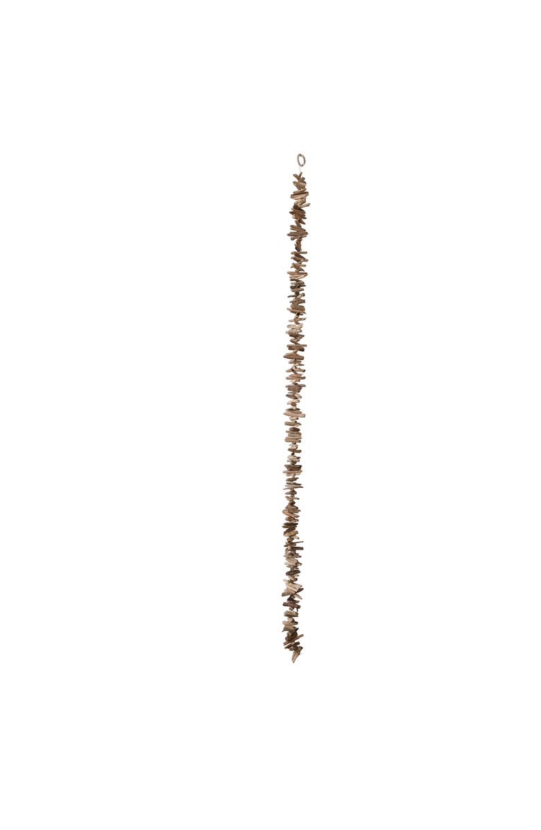 Storied Home 70" Natural Driftwood Garland, Main, color, Brown