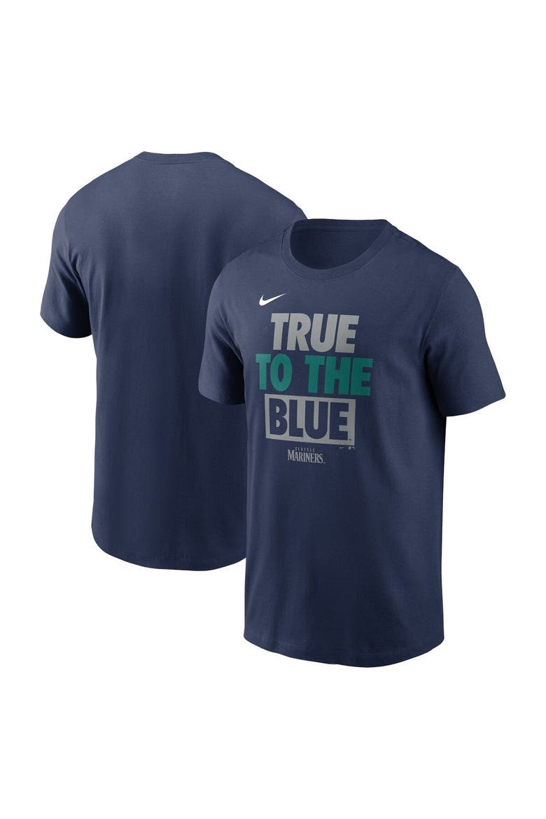 Men's Nike Navy Seattle Mariners Rally Rule T-Shirt, Main, color, Navy