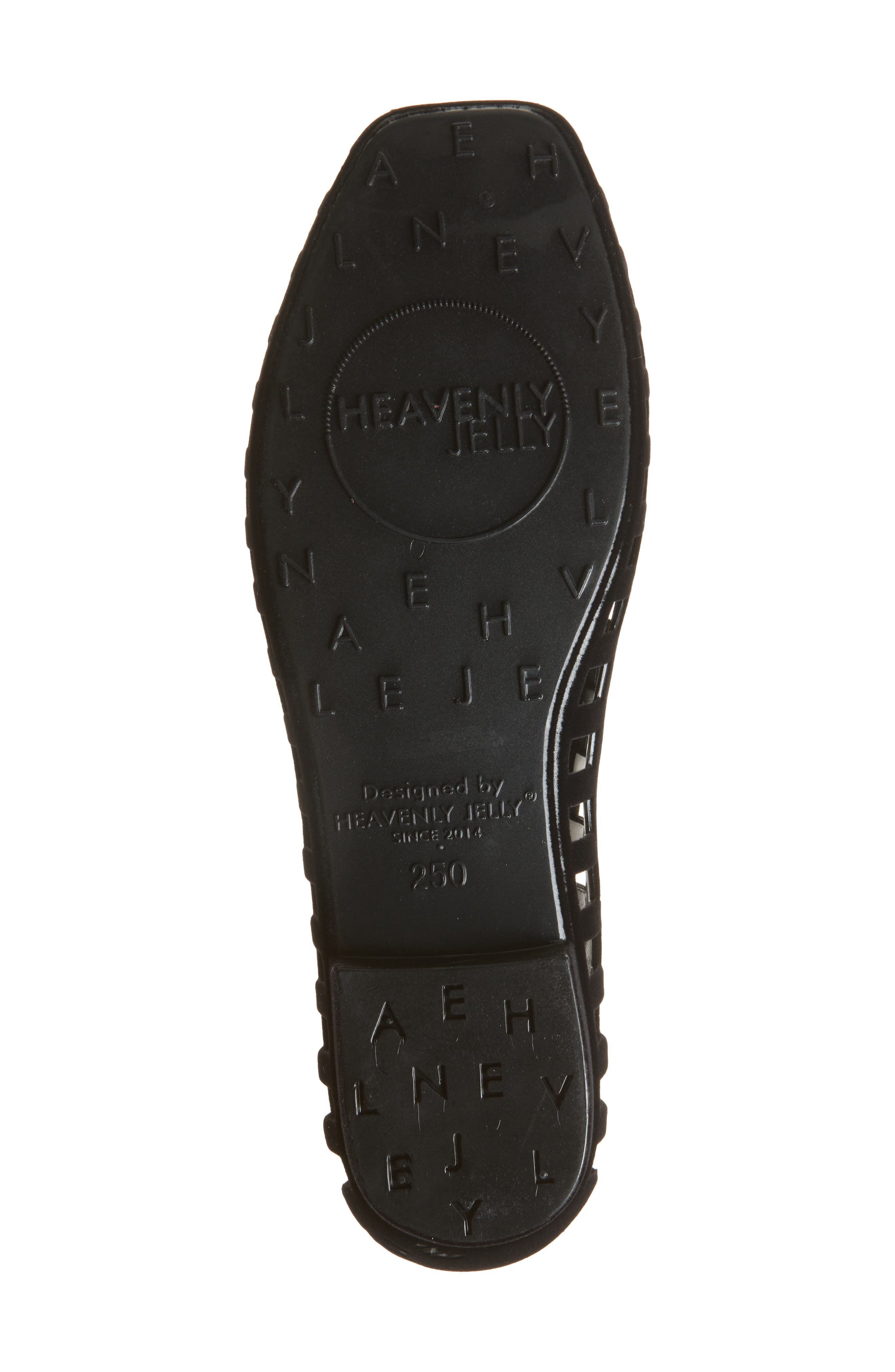 Aura Jelly Ballet Flat, Alternate, color, BLACK