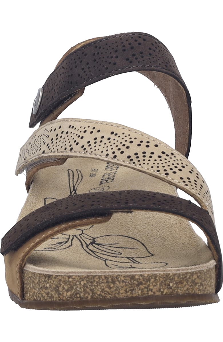 Josef Seibel Tonga 73 Ankle Strap Platform Wedge Sandal, Alternate, color, Nuss Multi