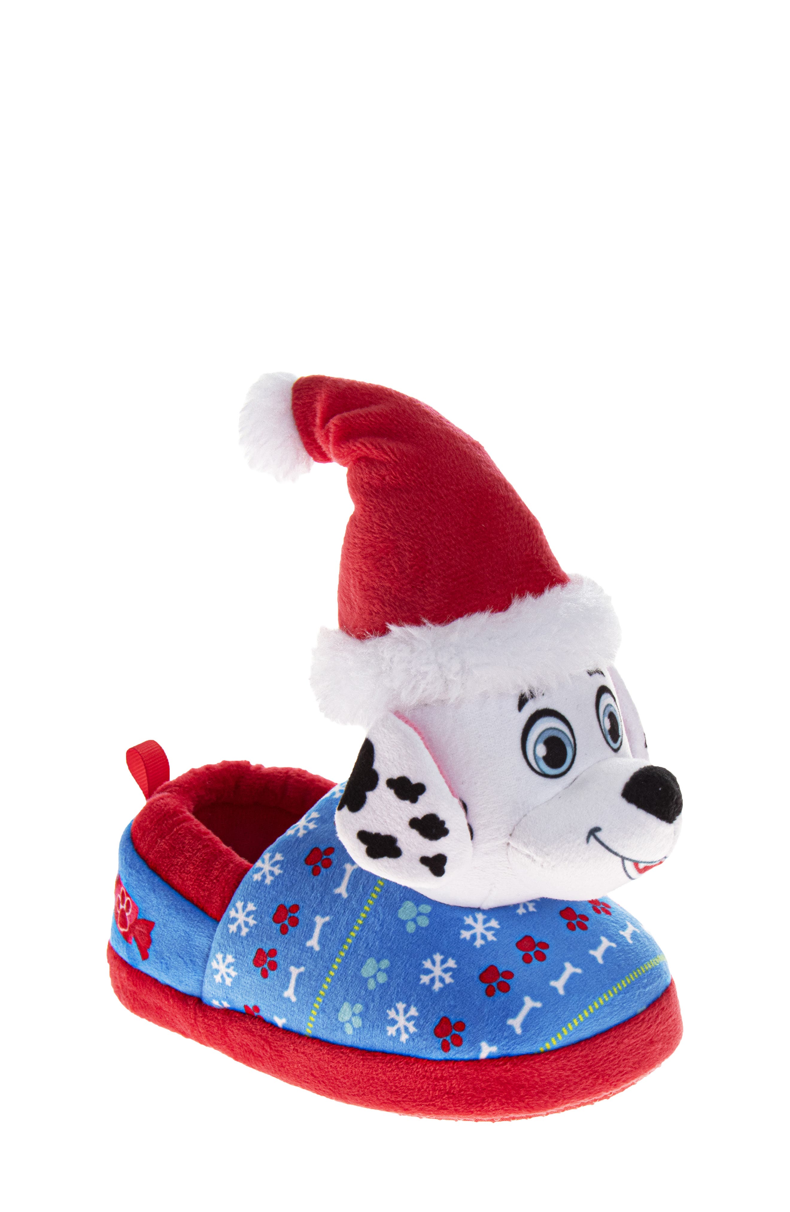 JOSMO Kids' Nickelodeon<sup>™</sup> Paw Patrol Chase & Marshall Mismatched Slippers, Main, color, Blue/ Red