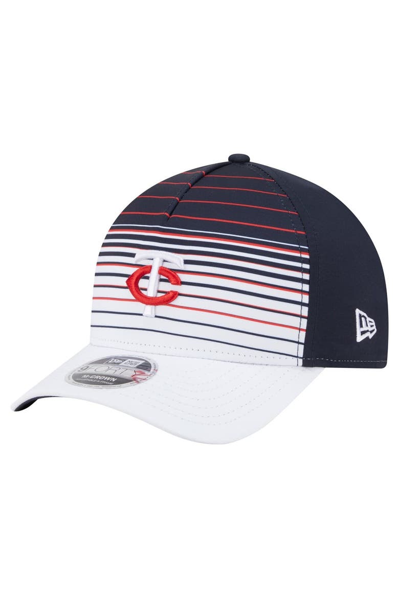 Men's New Era  Navy Minnesota Twins Gradient 9FORTY M-Crown Adjustable Hat, Main, color, Navy