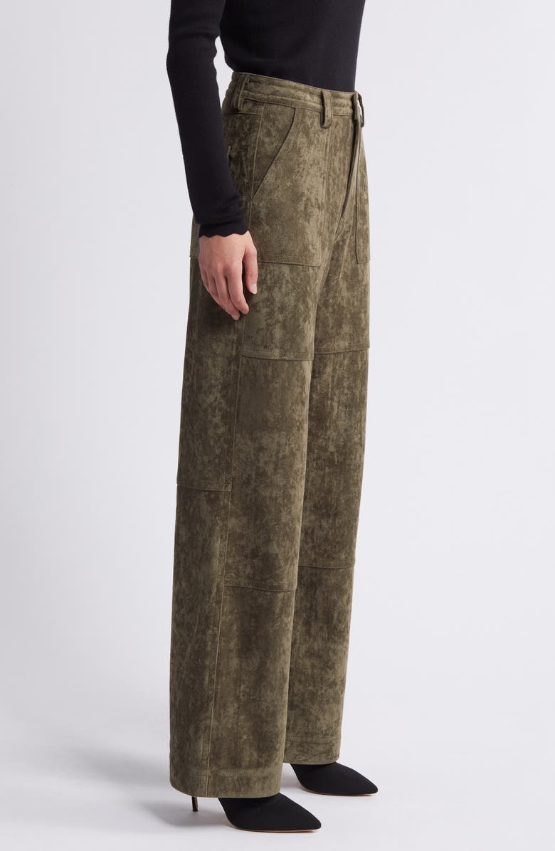 BLANKNYC Franklin Rib Cage Faux Suede Carpenter Pants, Alternate, color, Take A Hike