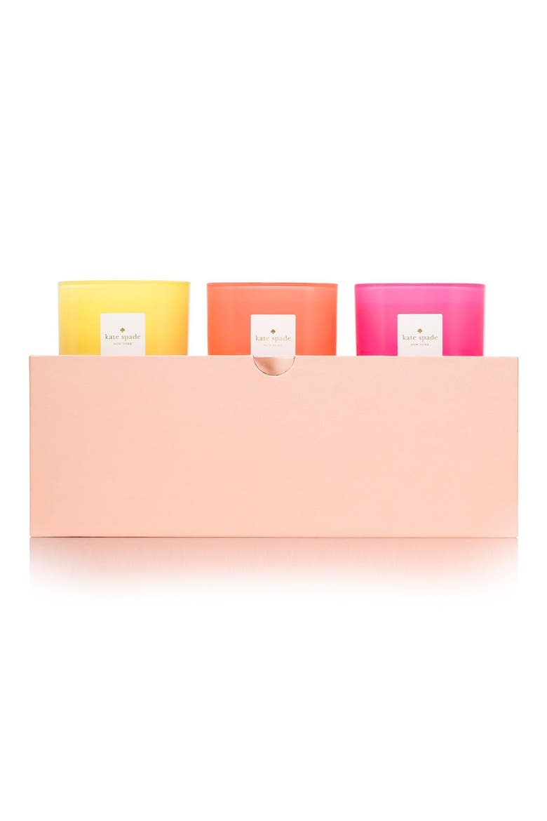 kate spade new york live colorfully candle trio (Limited Edition), Alternate, color, NO COLOR