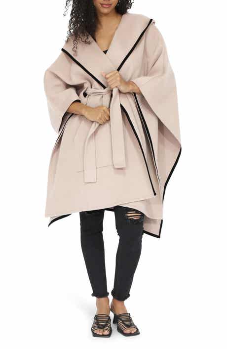 Belle & Bloom Need You Now Wool Blend Hooded Cape