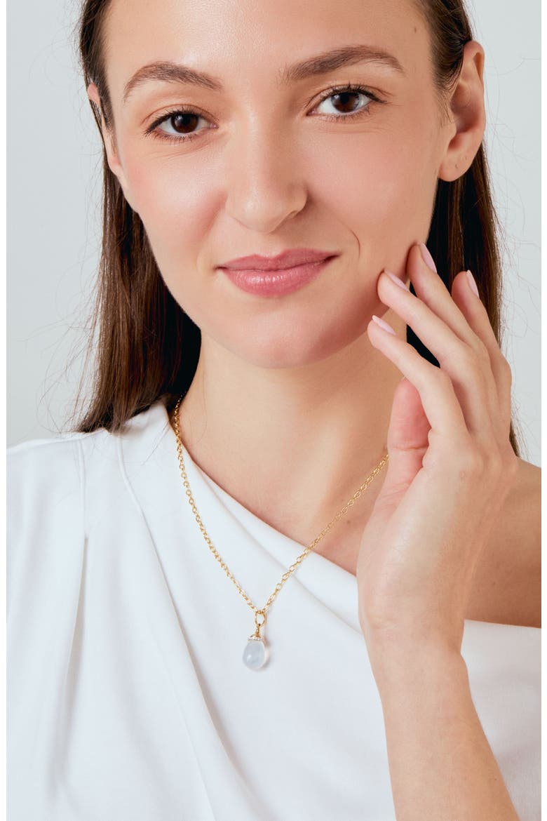 Origin Mini Drop Pendant, Alternate, color, Moon Quartz