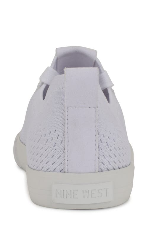 Nine West Lala Lace-up Sneaker In White