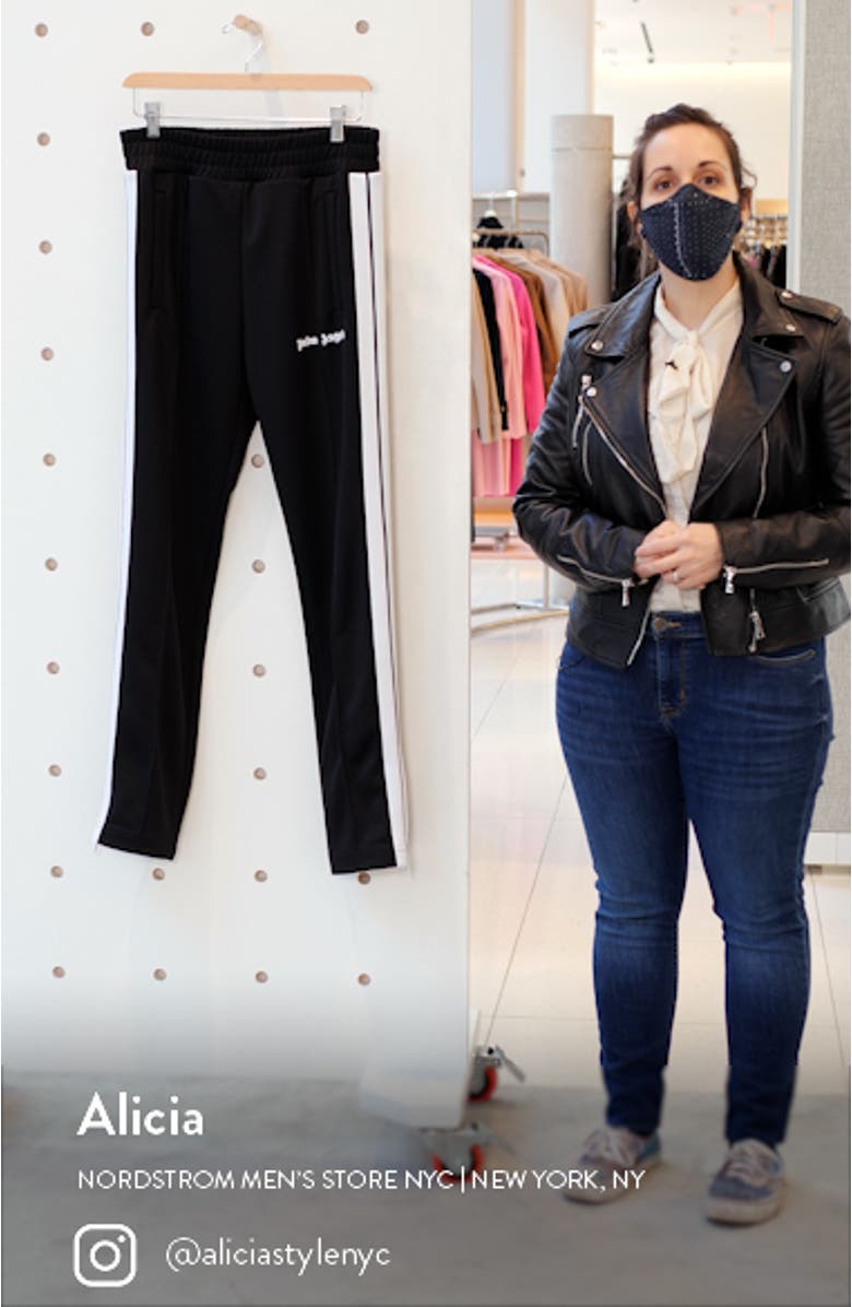 Women's Stripe Logo Track Pants, sales video thumbnail