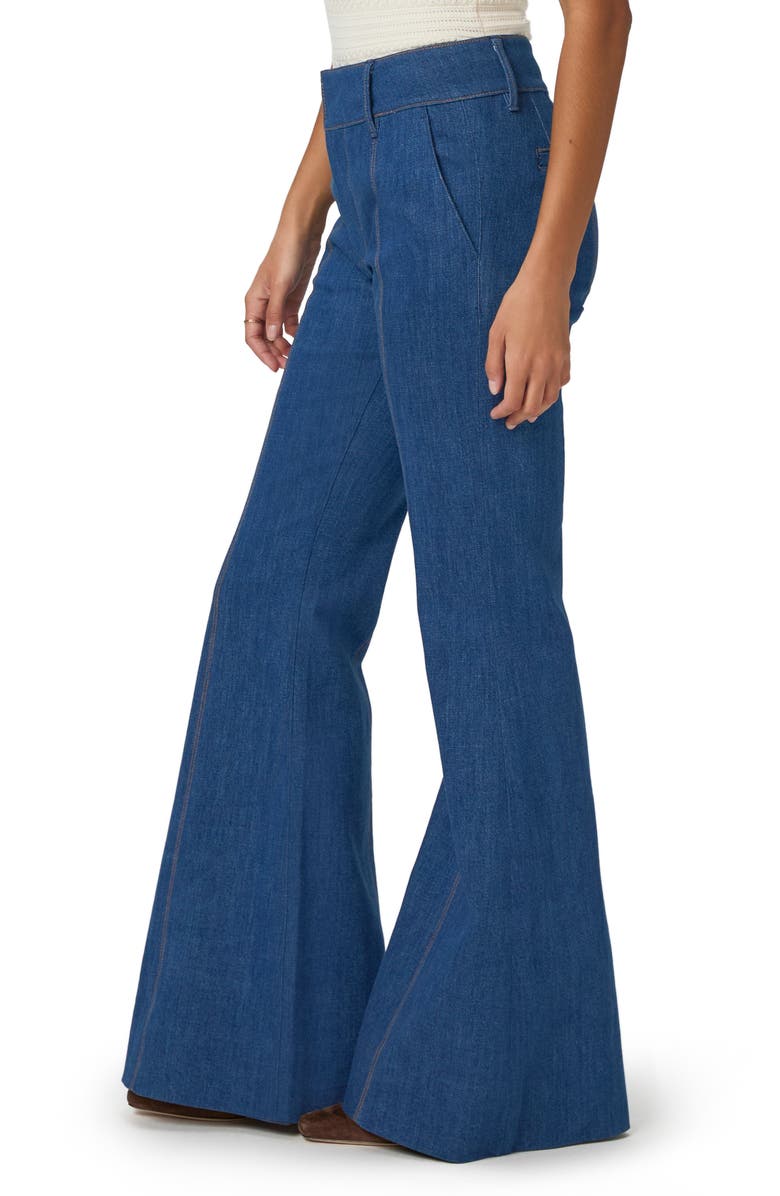 PAIGE Marlow Seamed Flare Trouser Jeans, Alternate, color, 