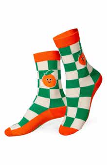 doiy Kids' Orange Juice 3D Crew Socks