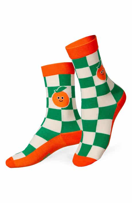 doiy Kids' Orange Juice 3D Crew Socks