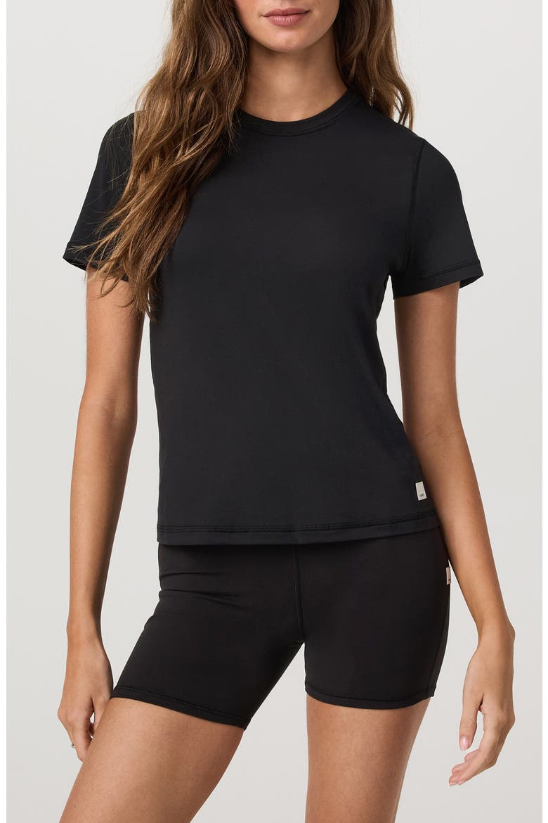 Lux Performance T-Shirt, Main, color, BLACK