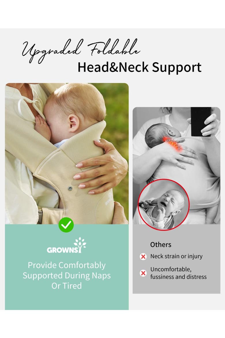 Baby Carrier Newborn to Toddler, Alternate, color, Off-white