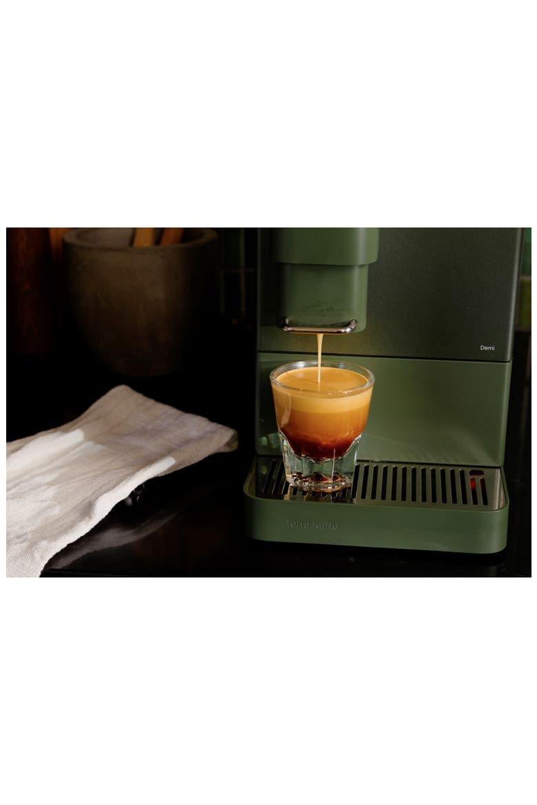 Demi Automatic Espresso Machine, Alternate, color, FOREST