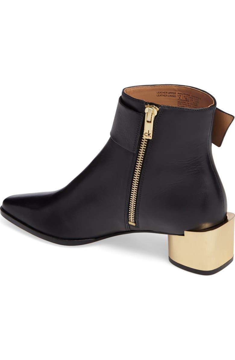 Calvin Klein Andrina Buckle Bootie, Alternate, color,