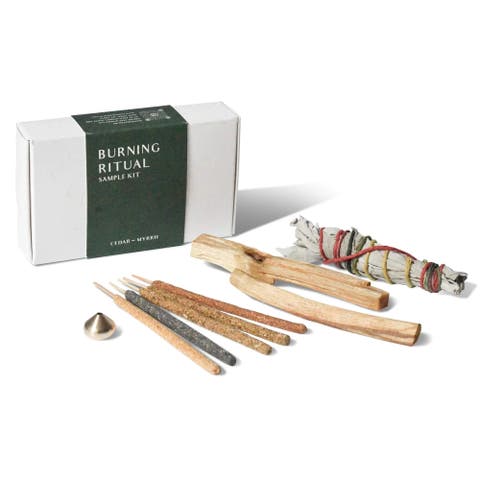 Sacred Burning Ritual Kit - Incense, Palo Santo and Sage