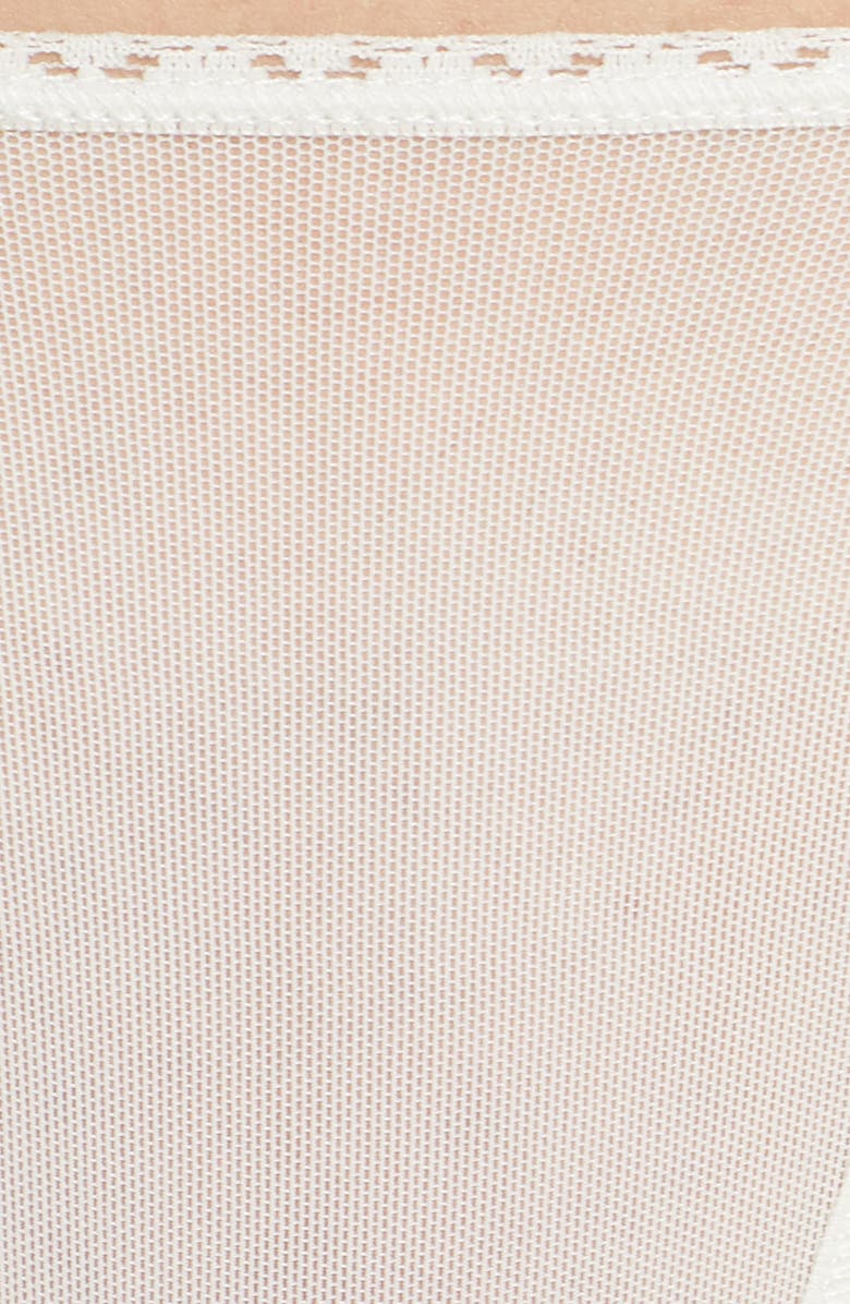 Hanky Panky Mesh & Rhinestone G-String Thong, Alternate, color, 