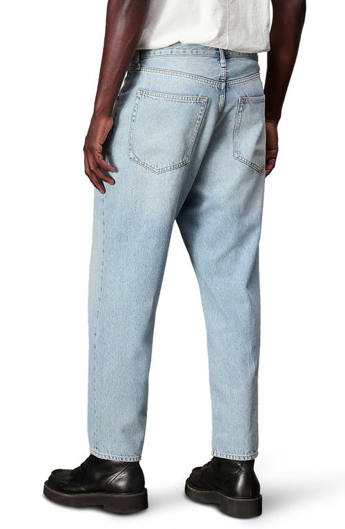 Rag & Bone Tapered Leg Jeans In Blue