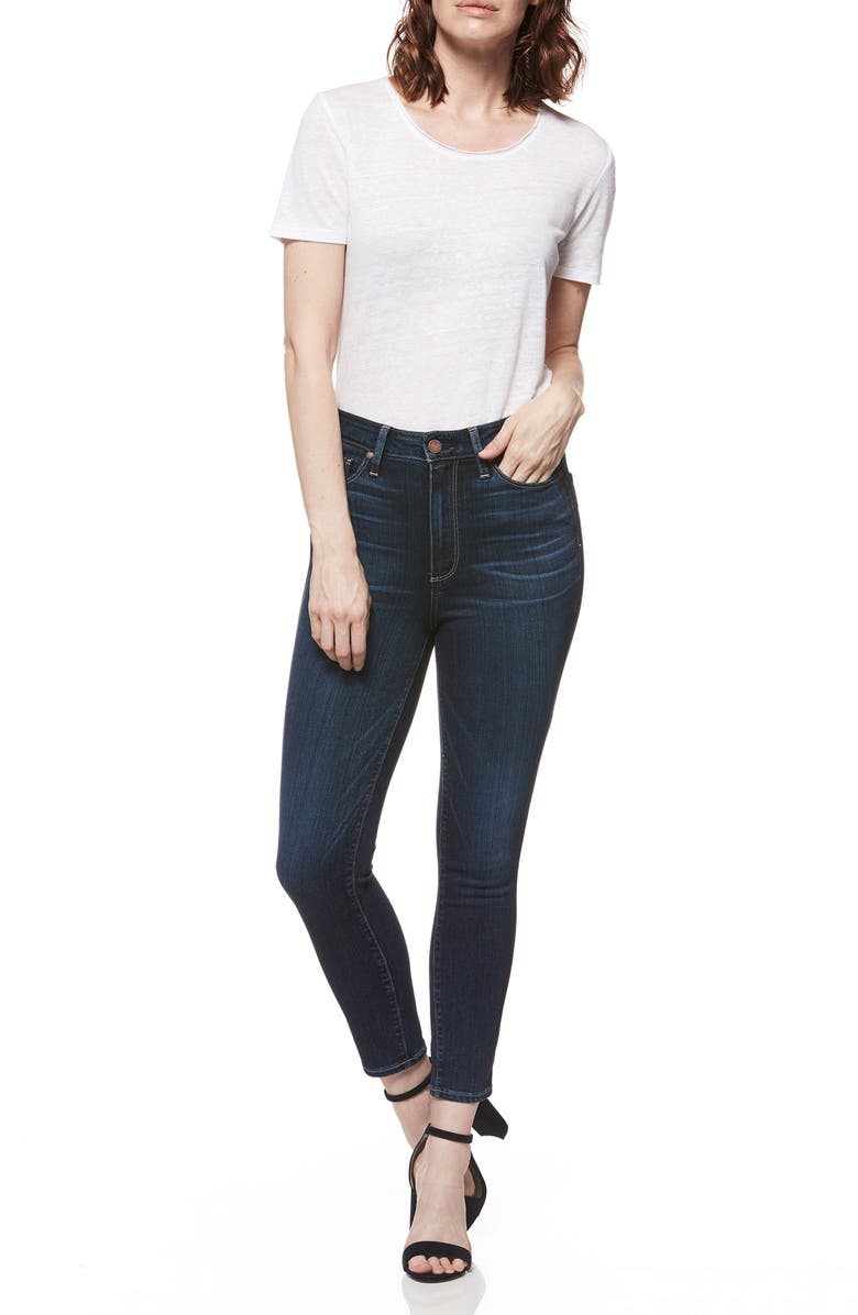 PAIGE Transcend - Margot High Waist Crop Skinny Jeans, Alternate, color, 