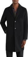 Reiss Knight Wool Blend Epsom Coat