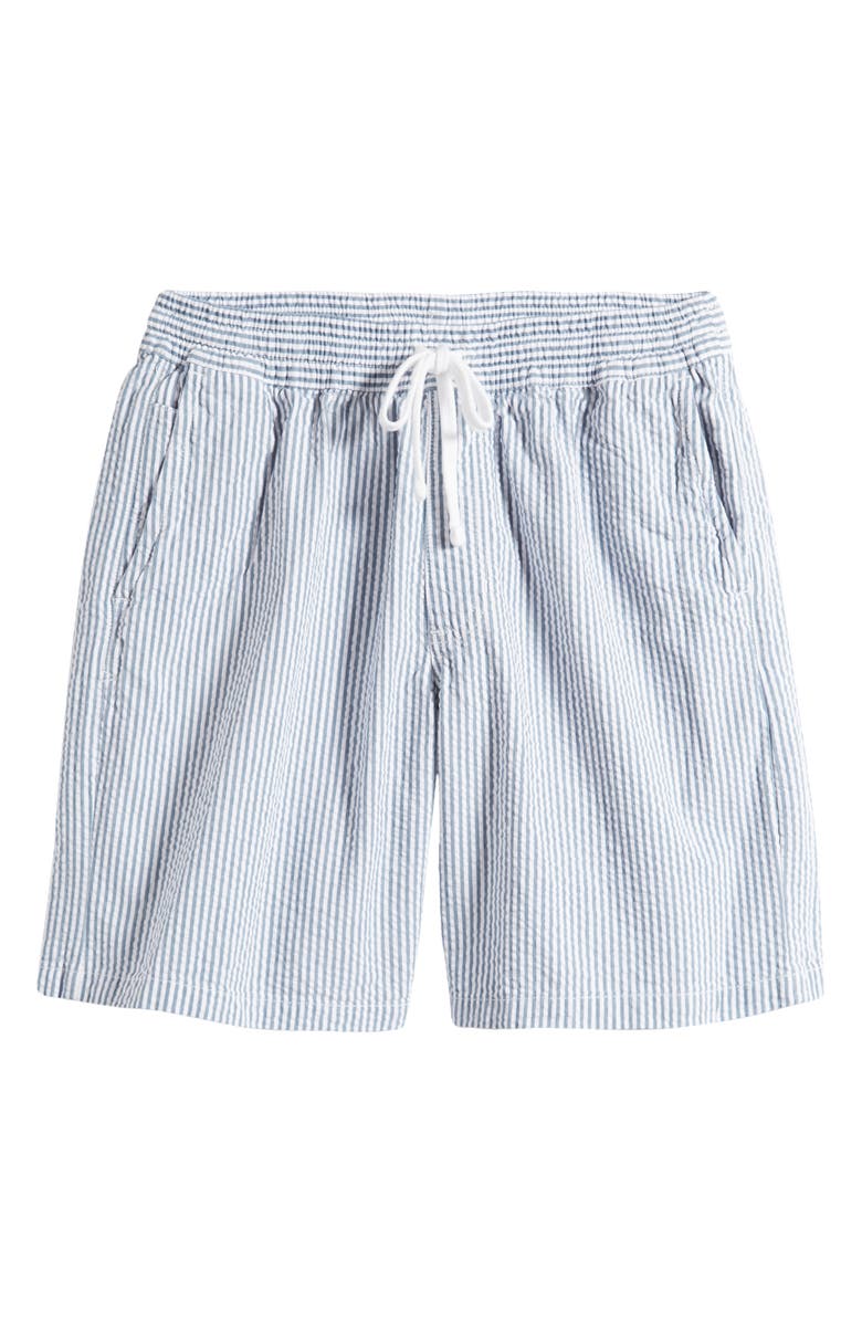 Vans Stripe Cotton Seersucker Shorts, Alternate, color, 