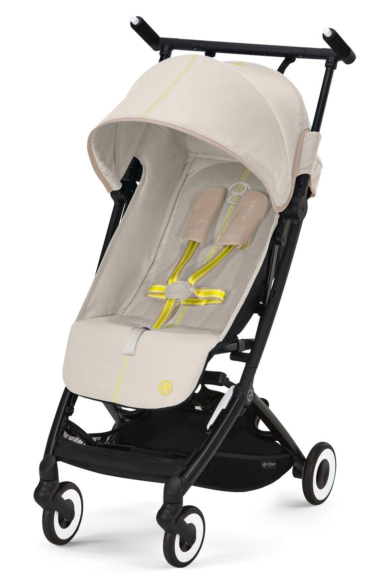 Libelle 2 Ultracompact Lightweight Travel Stroller, Main, color, SEASHELL BEIGE