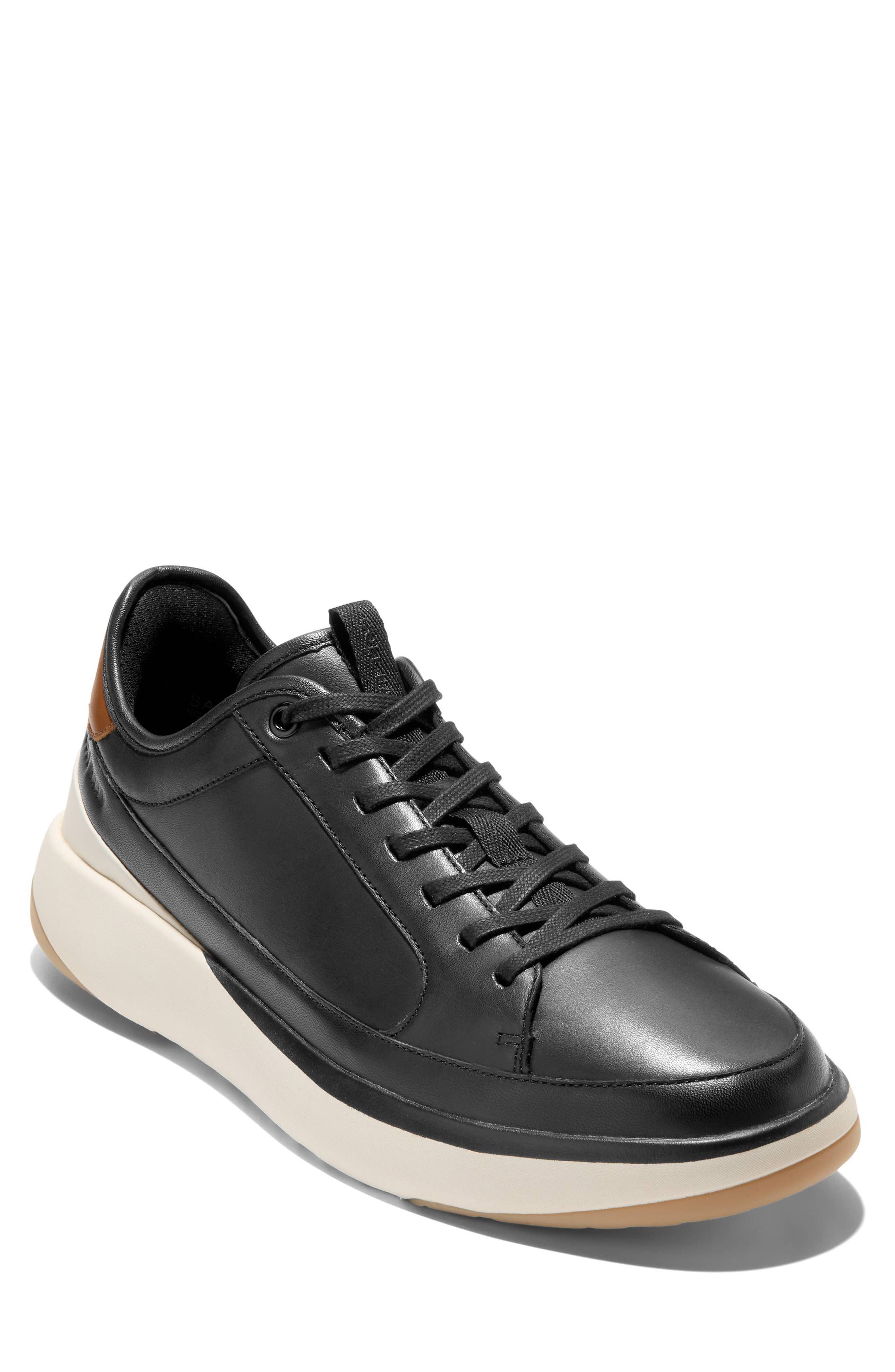 Cole Haan GrandPrø All Day Court Sneaker, Main, color, Blk Brit Tan Ivory