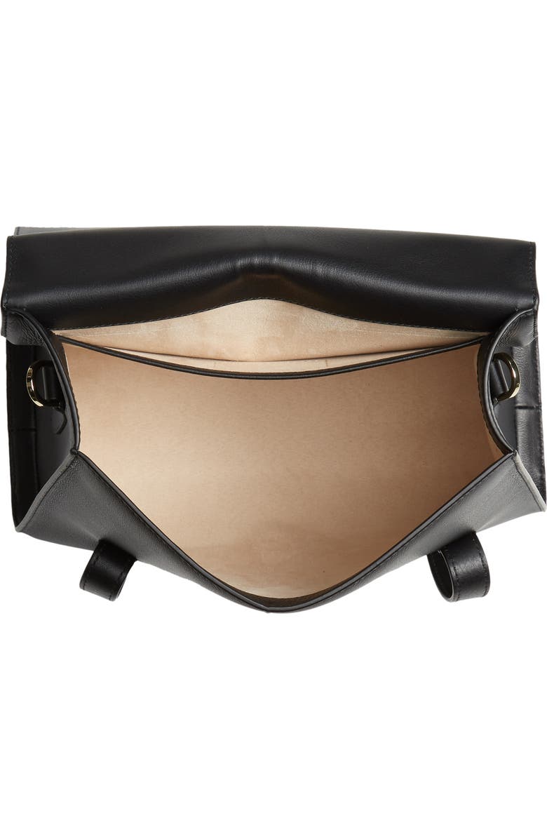 Strathberry Midi Allegro Calfskin Leather Satchel, Alternate, color,