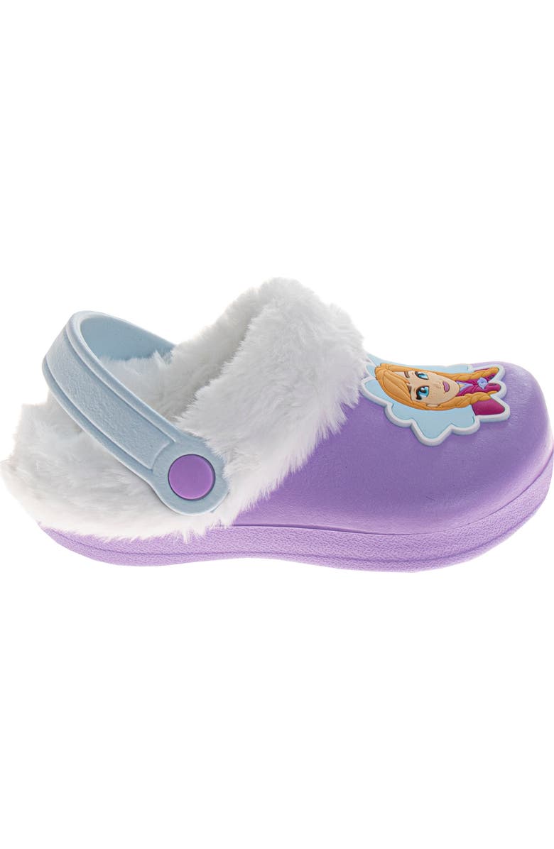 Disney Frozen Anna and Elsa Girls
Clogs - Fuzzy, Fleece-Lined, and Warm Garden Shoes, Alternate, color, Lilac