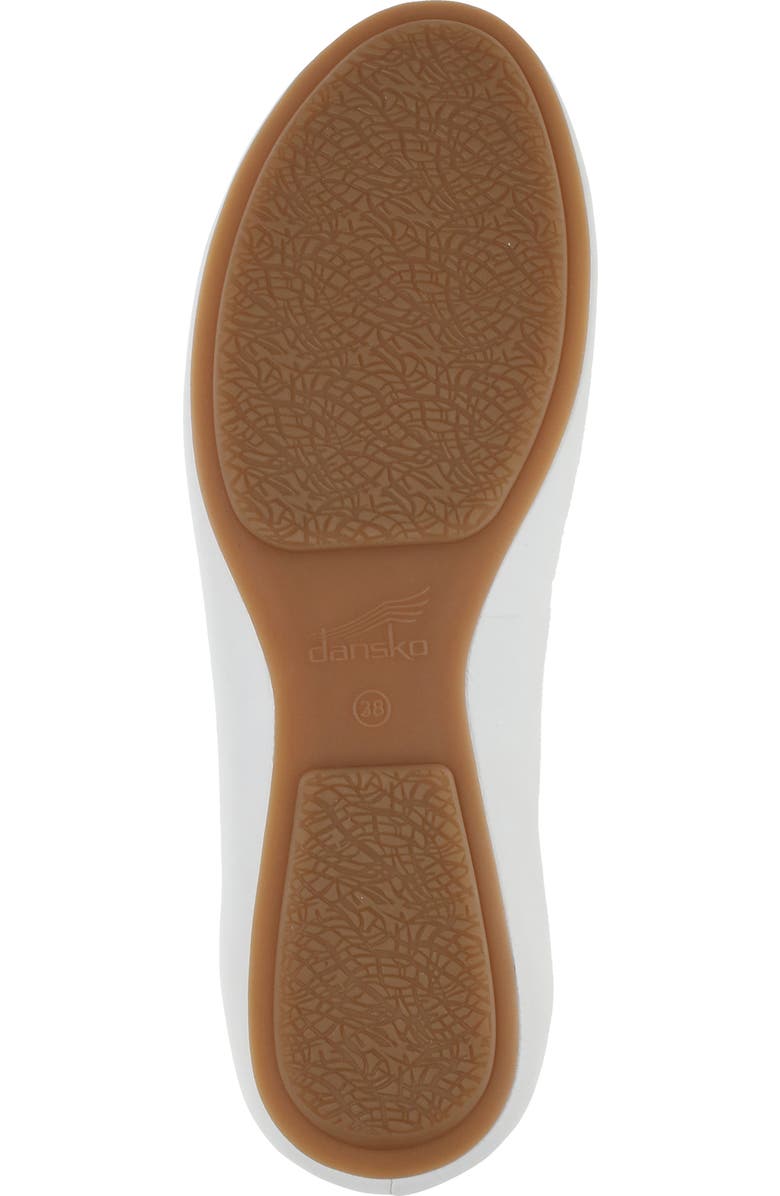 Dansko Mollie Ballet Flat, Alternate, color, White