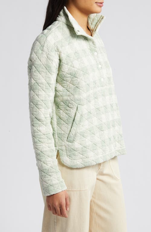 Marine Layer Quilted Snap Placket Pullover
