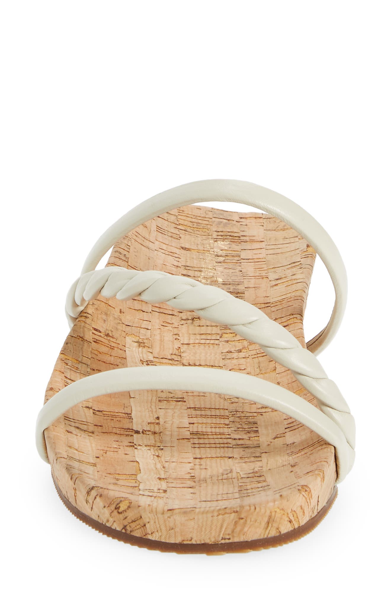 Kaanas Ceiba Cork Sandal, Alternate, color, Ivory