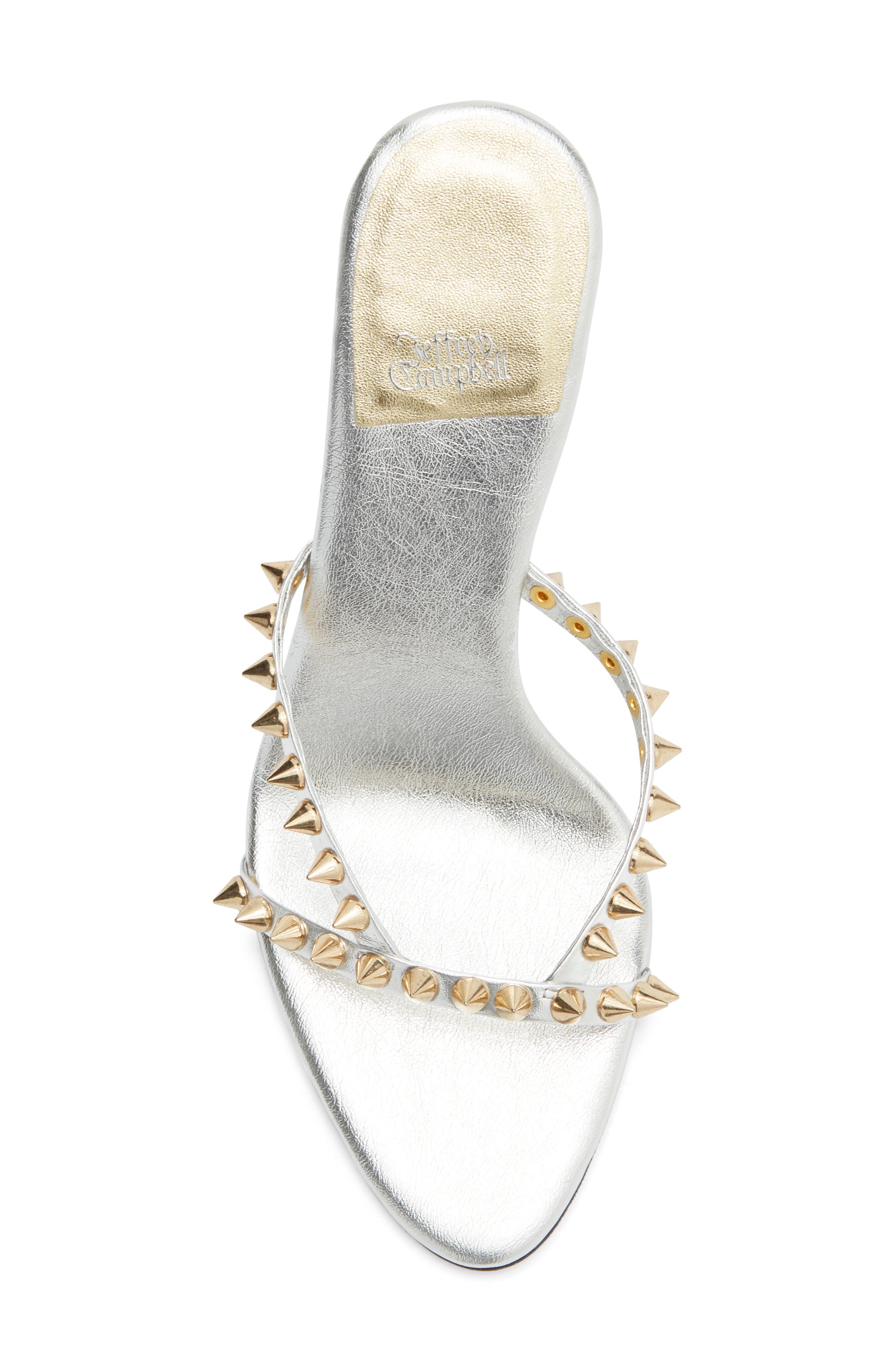 Gabbriette Sandal, Alternate, color, SILVER GOLD