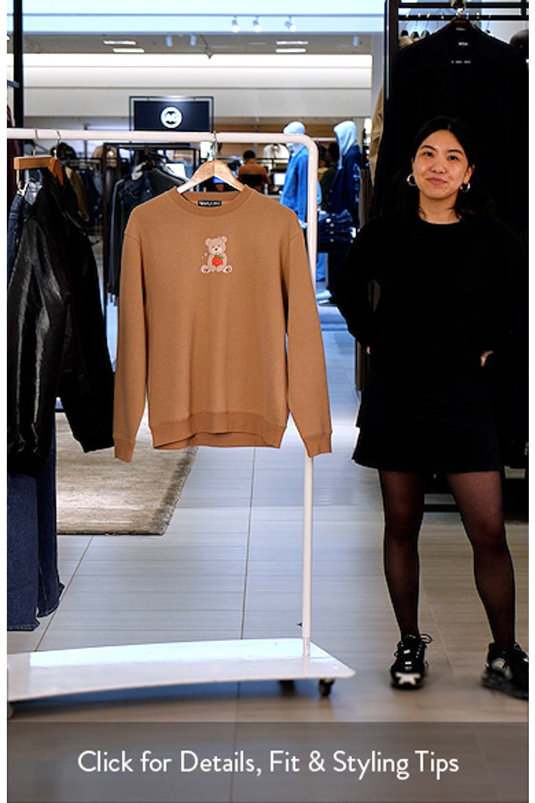 Teddy Bear & Strawberry Crewneck Sweatshirt video