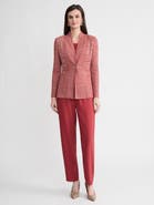 Misook Tailored Melange Princess Seam Knit Jacket