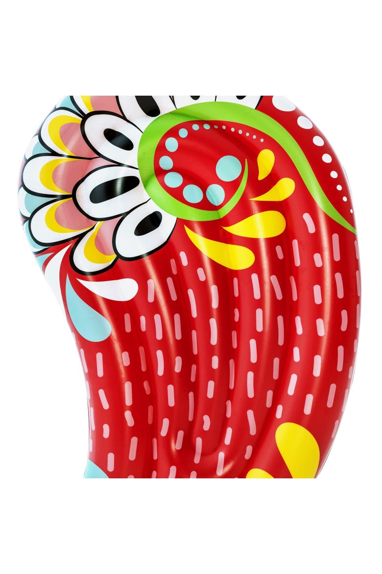 Inflatable Flirty Fiesta Pepper Pool Water Beach Float, Alternate, color, Multicolored