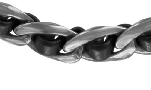 Effy Sterling Silver & Leather Curb Chain Bracelet In Silver